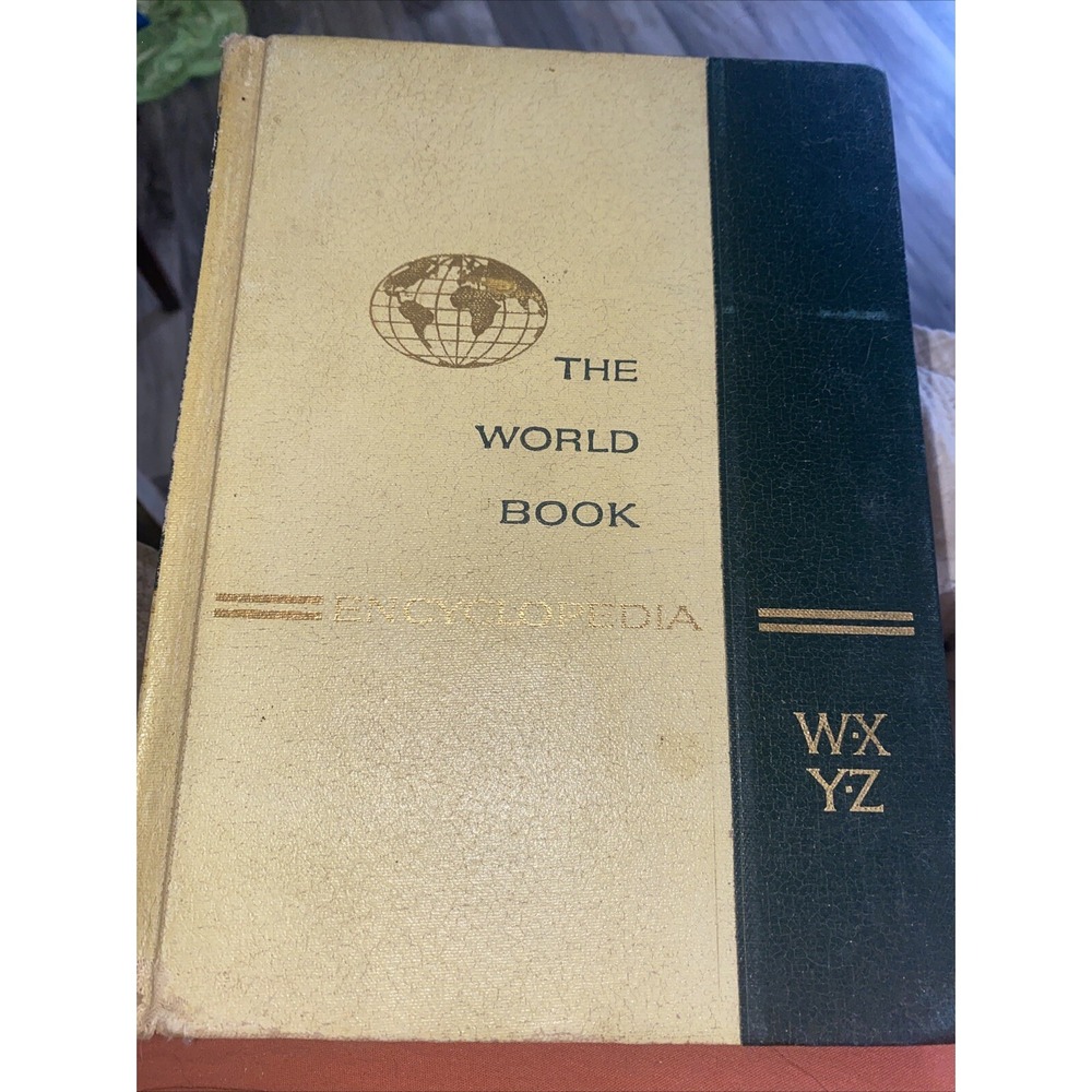 1965 The World Book Encyclopedia Volume 19 W-X-Y-Z Hardcover Reference Book